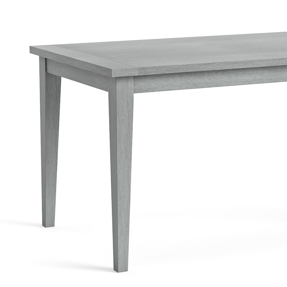 Elise Gris Grey Acacia 120cm Fixed Dining Table close up of legs