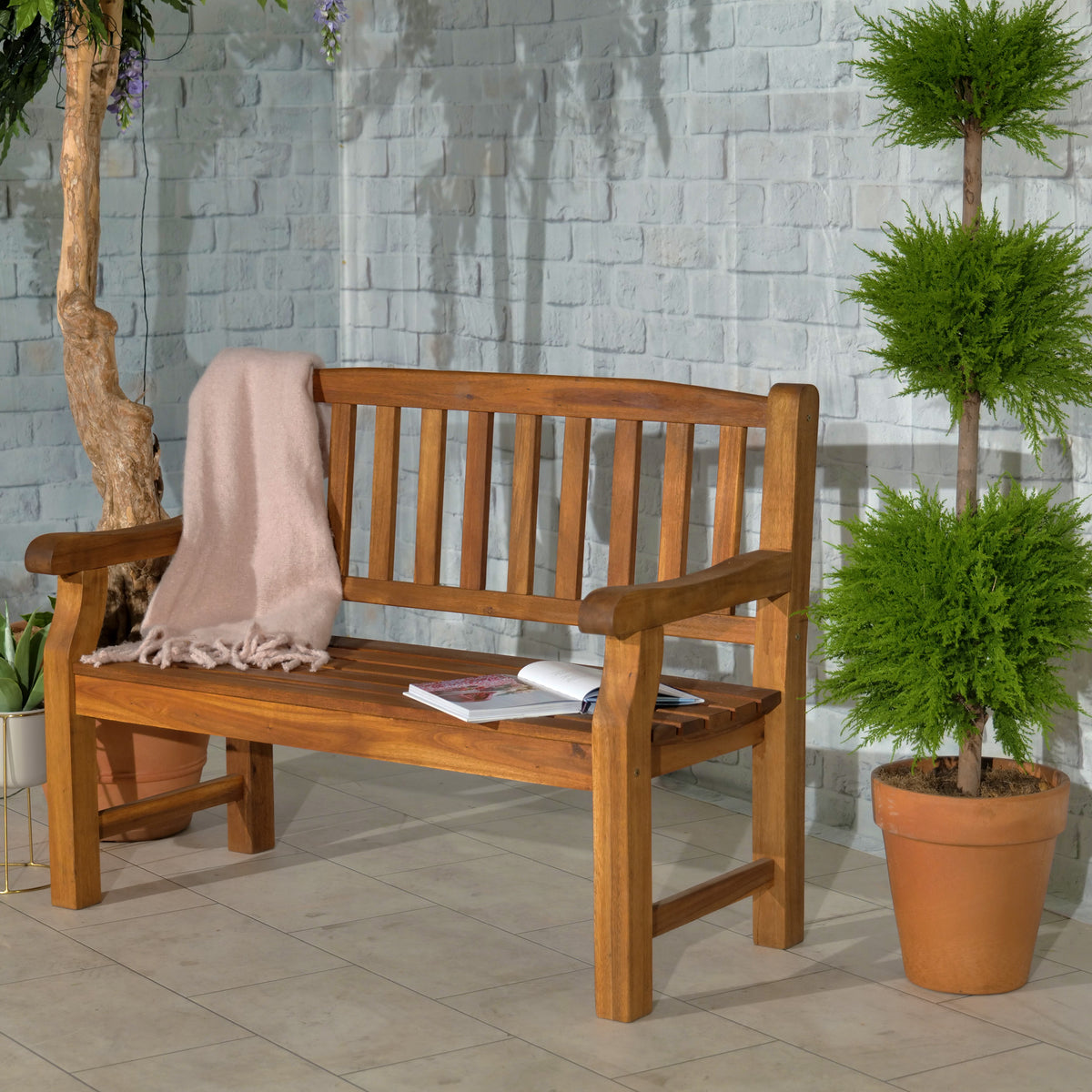 Turnbury Acacia 2 Seater Bench