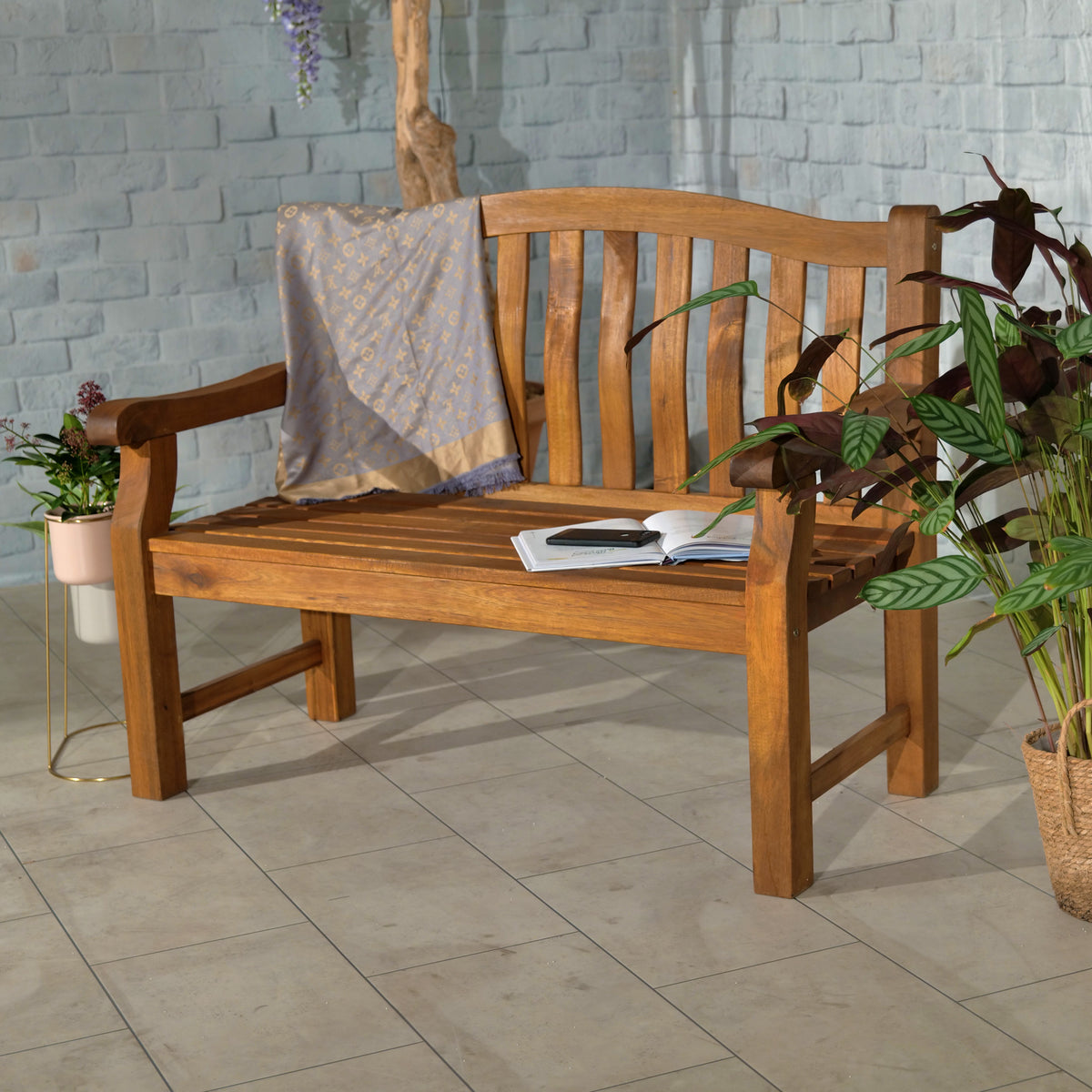 Lytham FSC Acacia 2 Seater Bench