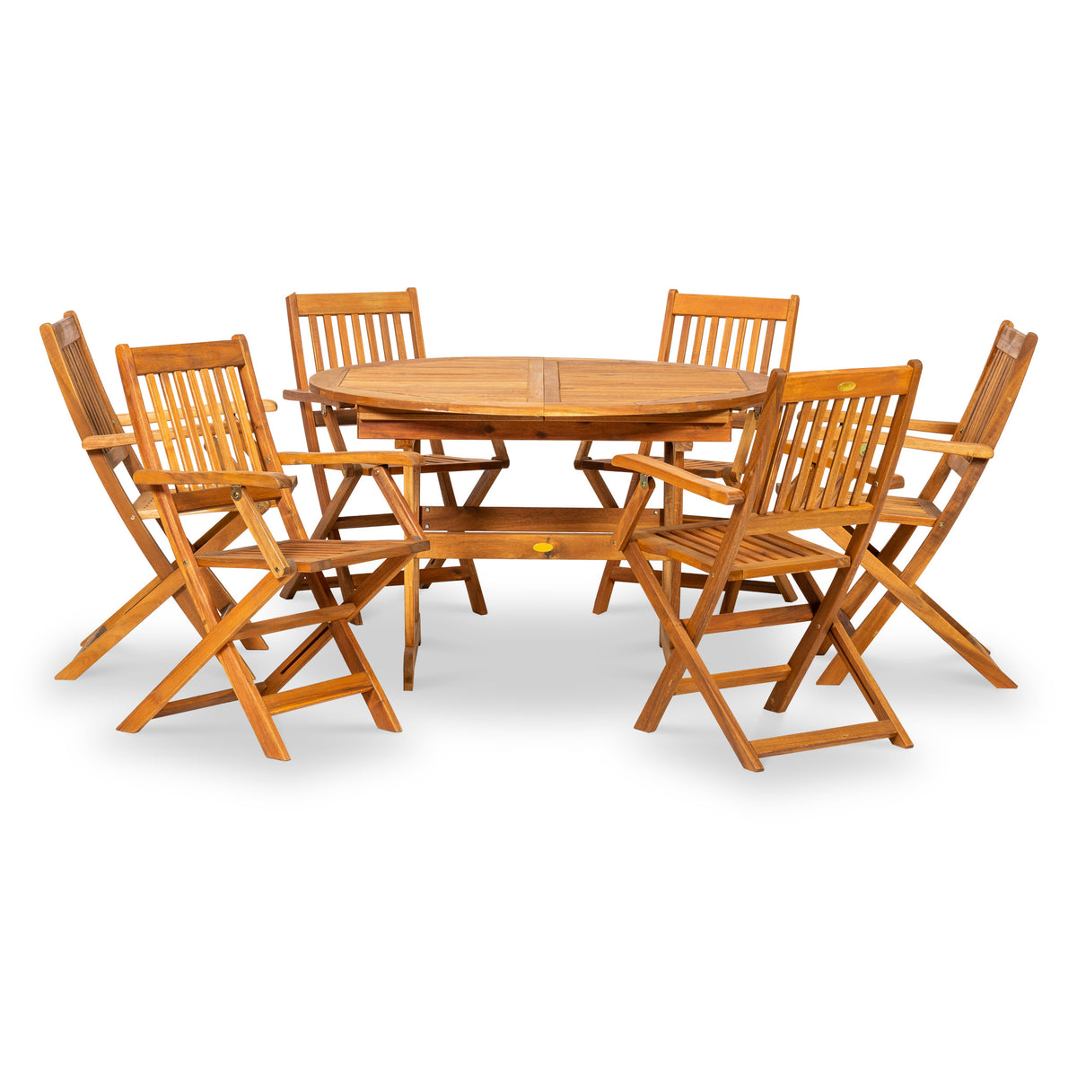 Turnbury FSC Acacia 6 Seat Extending Dining Set