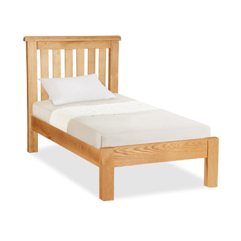 Zelah Oak Low 3ft Bed Frame
