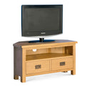 Surrey Oak Corner TV Stand by Roseland Furniture