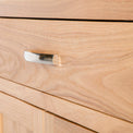 Abbey Light Oak Mini Sideboard - Close up of drawer