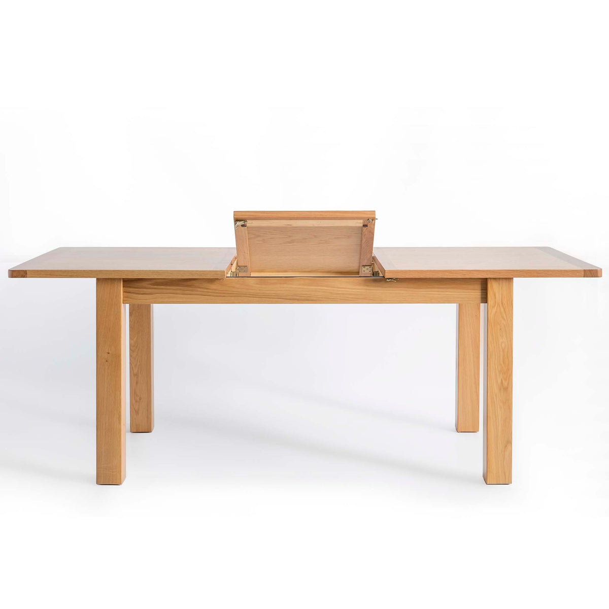 Hampshire Oak Small Extending Dining Table - Opening Sequence