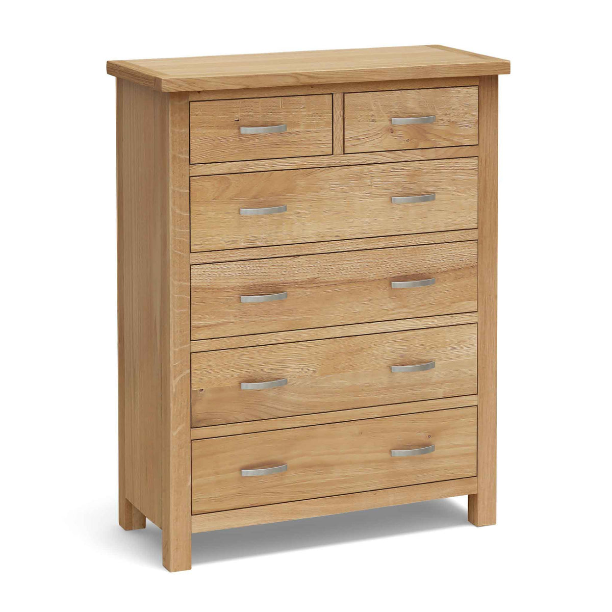 Light oak chest of drawers from Roseland Furniture's London range. 