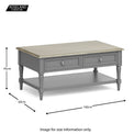 The Mulsanne Gray French Style Wooden Accent Table from Roseland Furniture