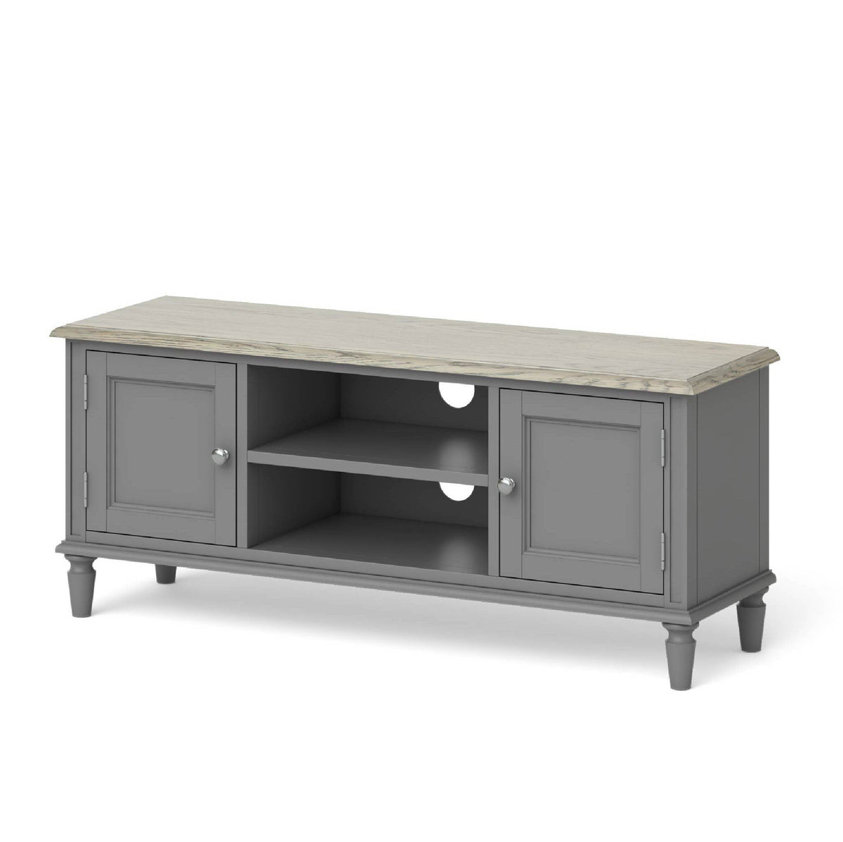 The Mulsanne Grey Large TV Stand Unit  