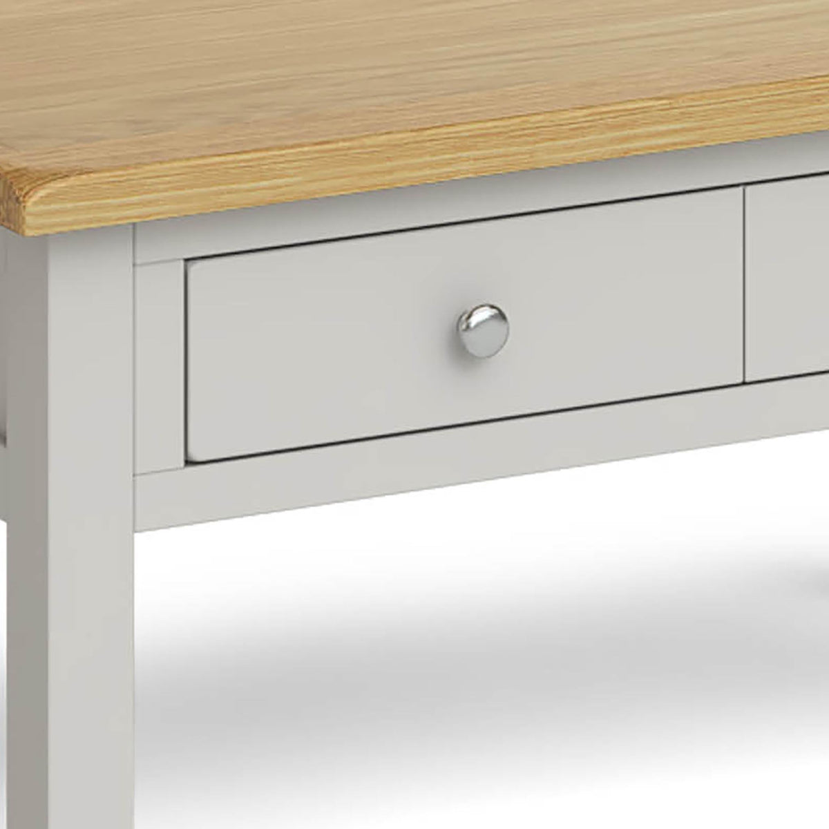 Lundy Grey Coffee Table - Close Up of Drawer