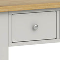 Lundy Grey Console Table - Close Up of Drawer