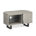 Soho Corner TV Stand with Glass Shelf by Roseland Furniture