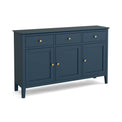 Stirling Blue Large 3 Door Sideboard Cabinet from Roseland Furniture