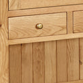 Zelah Large Hutch - Close Up of Small Drawer Front
