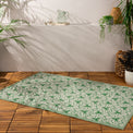 Hexa Geometric Green Reversible Outdoor / Indoor Rug