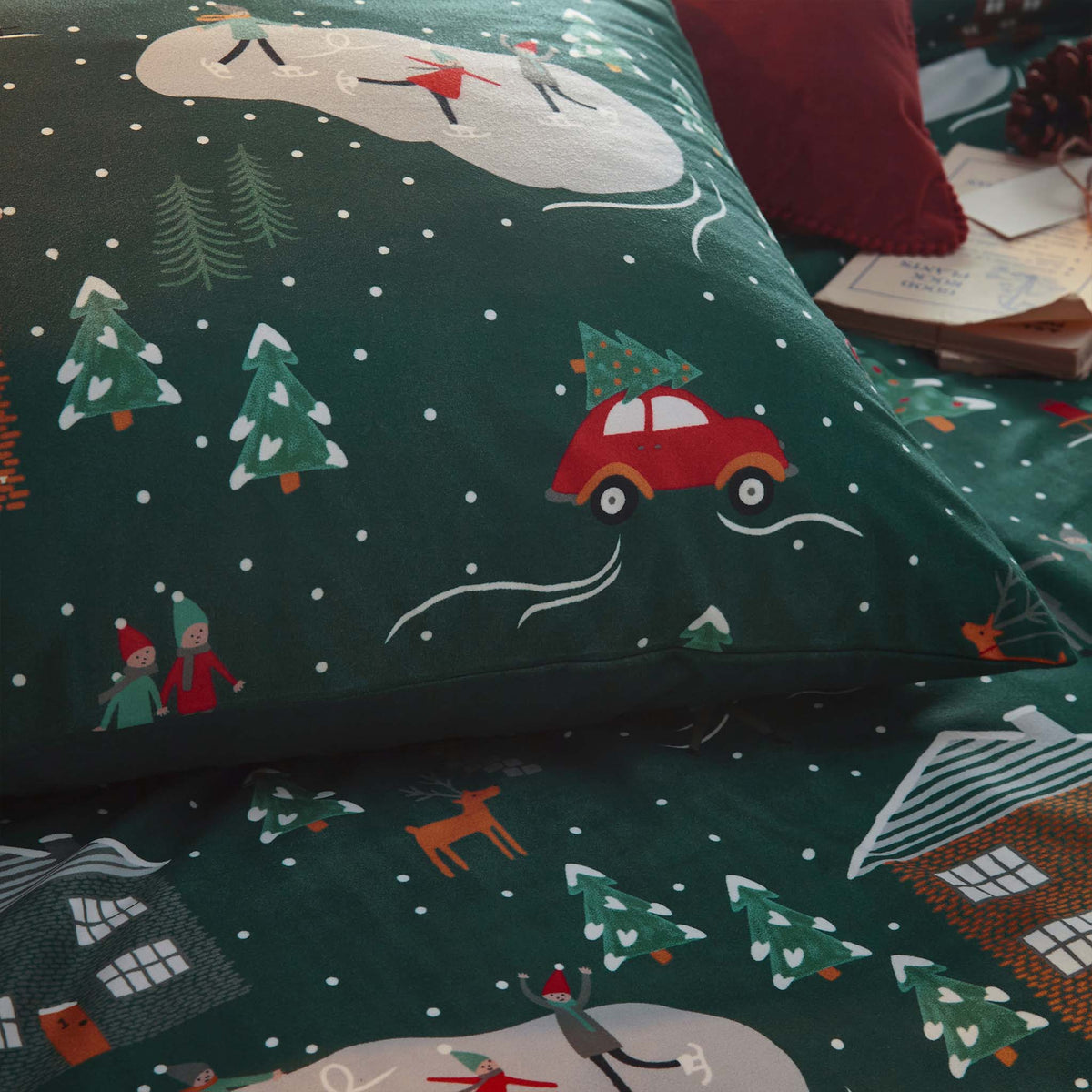 Juneau Duvet Set | Green