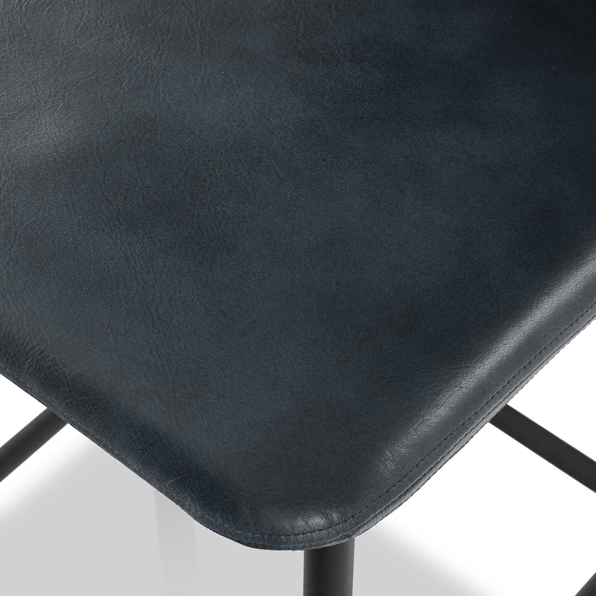 Ally Leather Stool from Roseland
