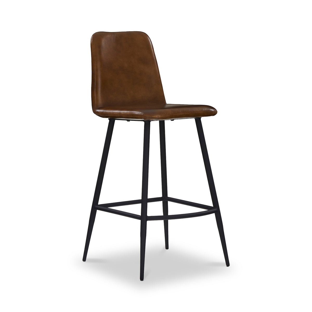 Ally Leather Stool from Roseland
