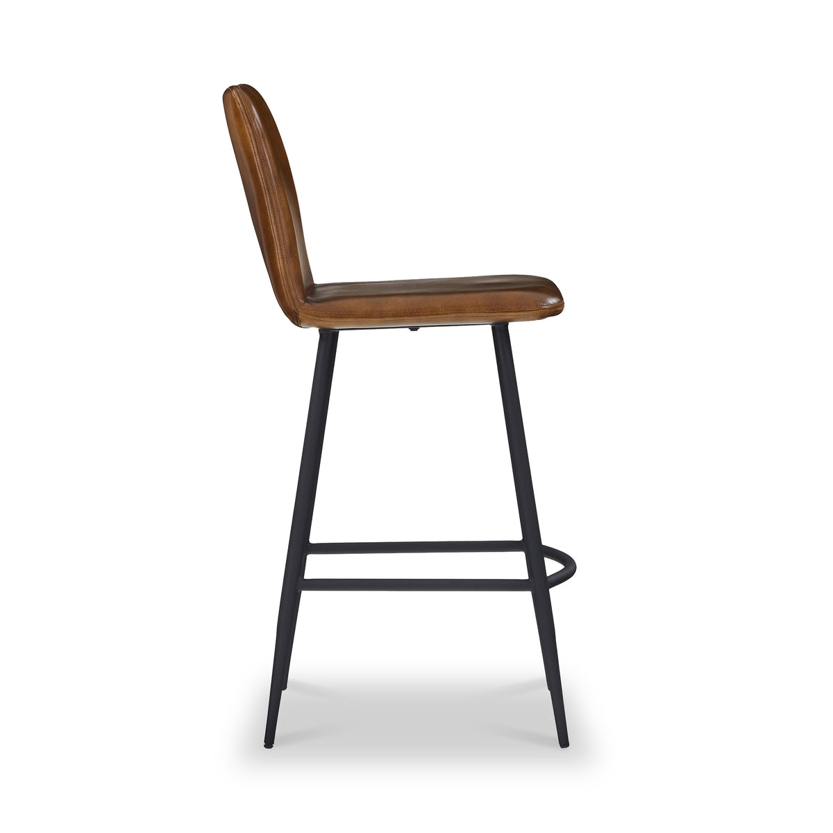 Ally Leather Stool from Roseland