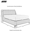 Oliver King Size Bed - Size Guide