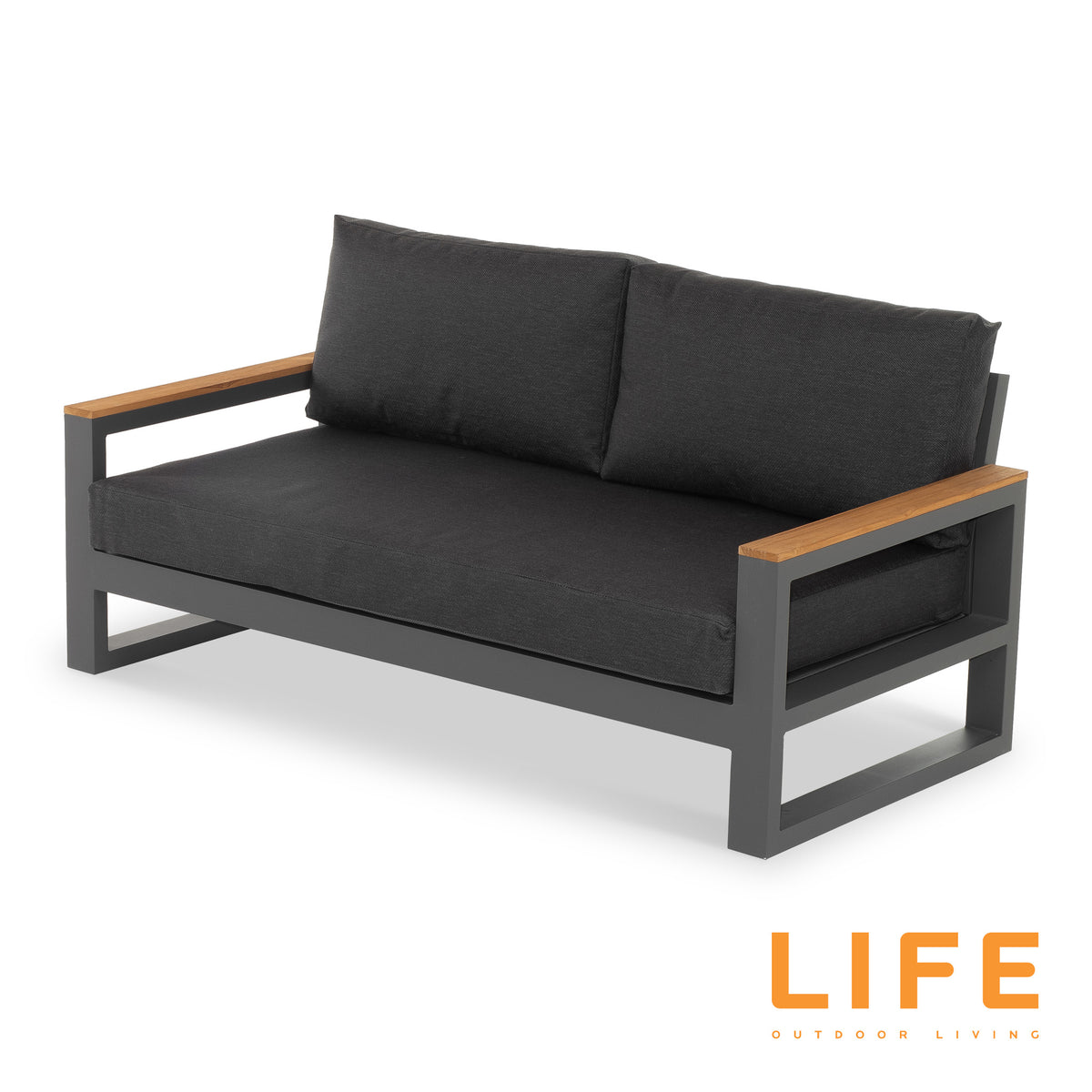 LIFE Soho Lounge Set with Teak Lift Up Coffee Table