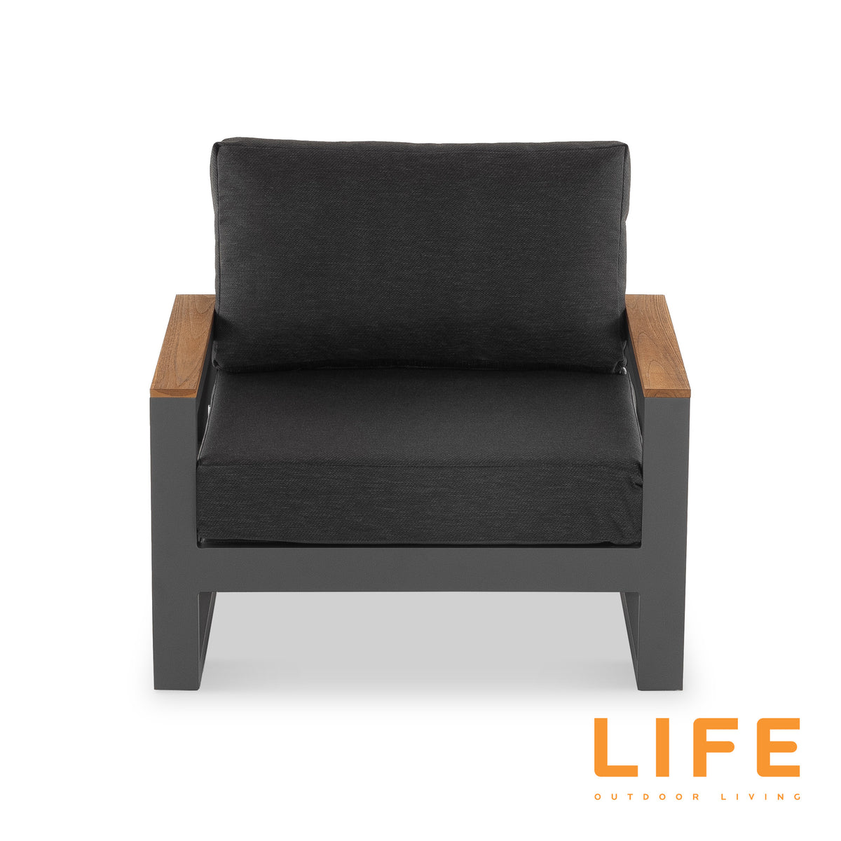 LIFE Soho Lounge Set with Teak Lift Up Coffee Table