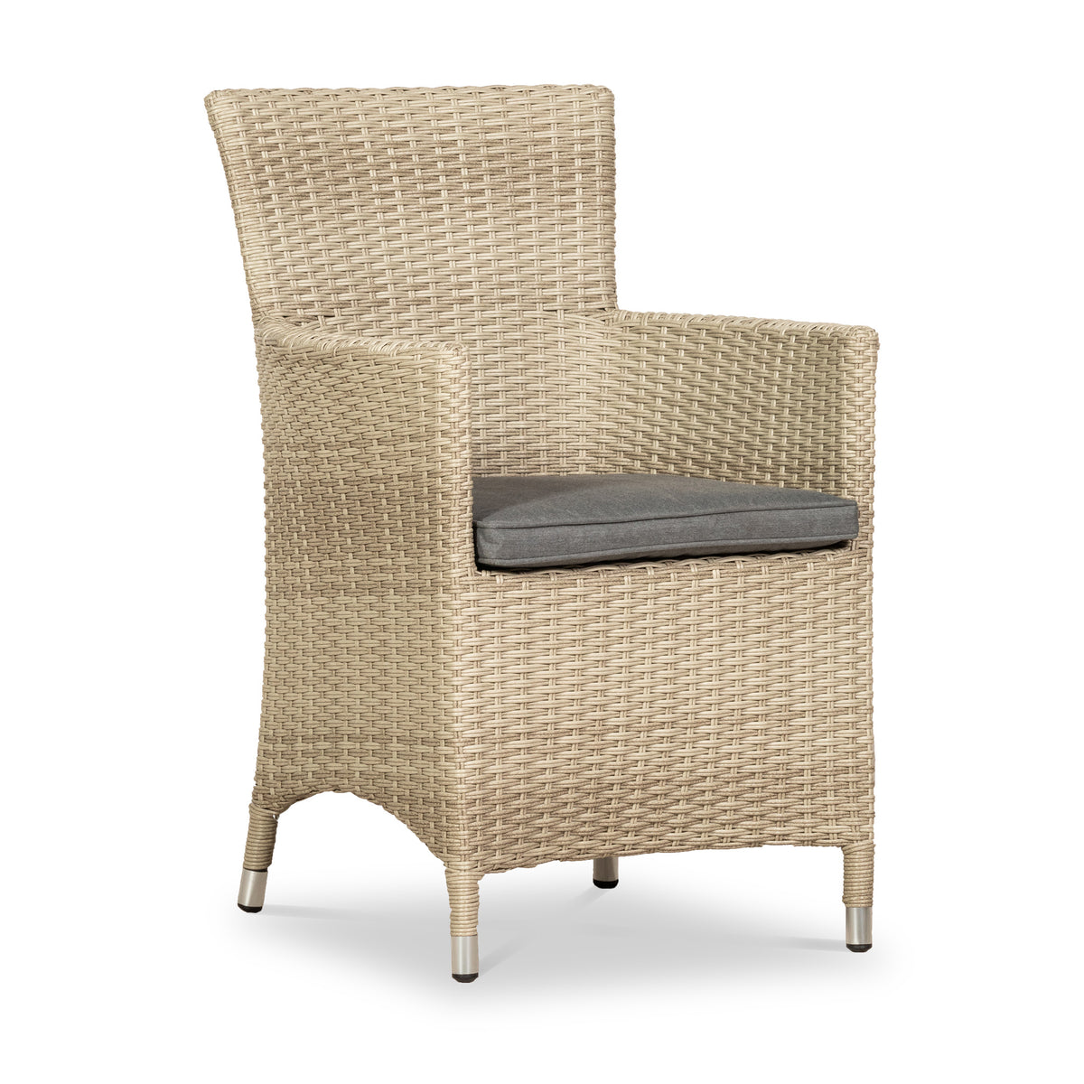 Lisbon 4 Seater Round Carver Dining Set