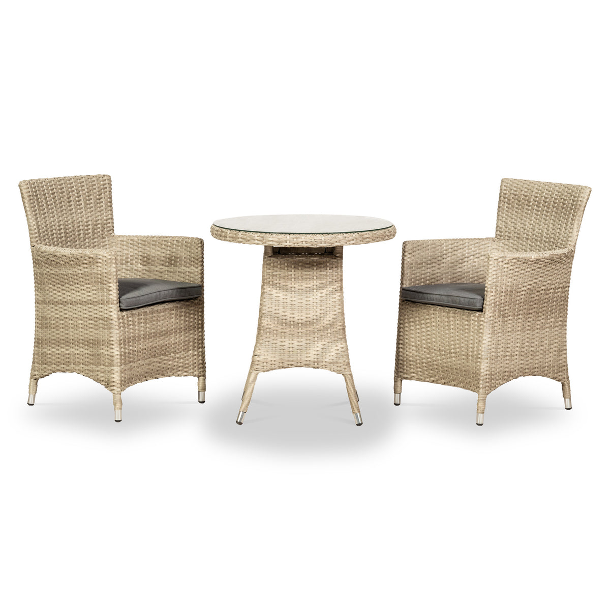 Lisbon 2 Seater Carver Bistro Set from Roseland Furniture