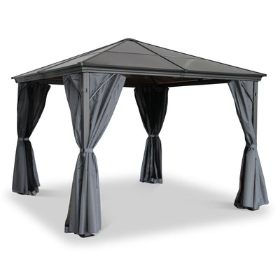 Lugano Grey Premium Gazebo 3x3m