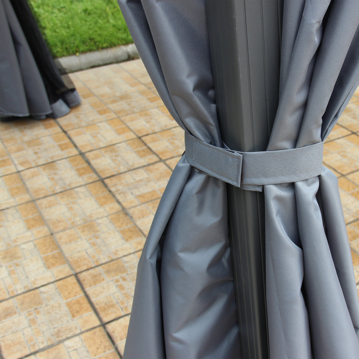 Lugano Grey Premium Gazebo 3x3m