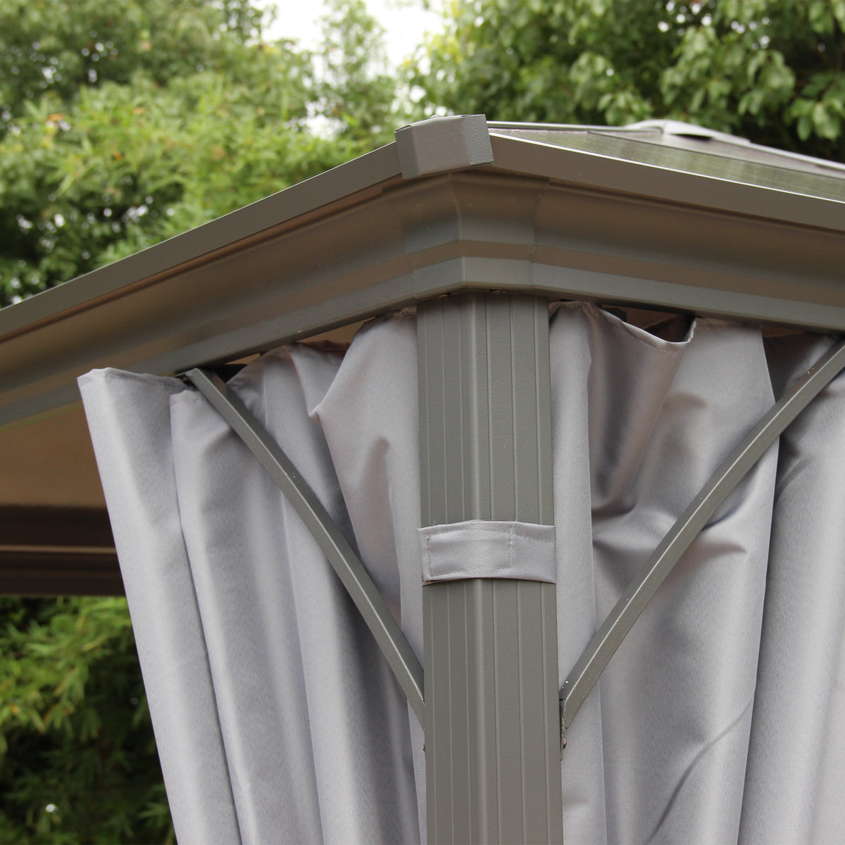 Lugano Grey Premium Gazebo 3x3m