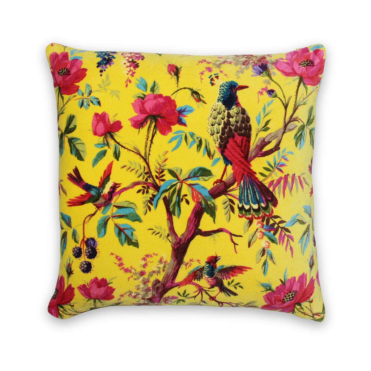 Leelo Polyester Cushion | Yellow | 50x50cm