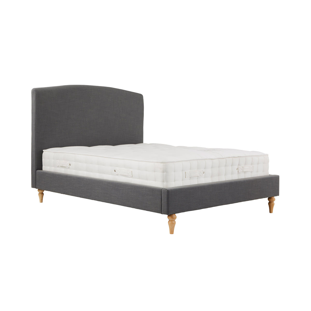 Liberty Charcoal Upholstered Linen Bed Frame