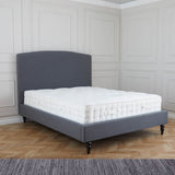 Liberty Charcoal Upholstered Linen Bed Frame from Roseland Furniture