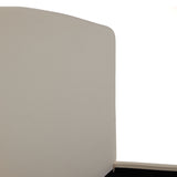 Liberty Natural Upholstered Linen Bed Frame headboard close up