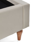 close up of wooden legs