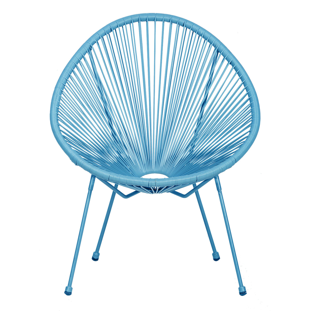 Monaco Blue 2 Seat Garden Egg Chair Bistro Set