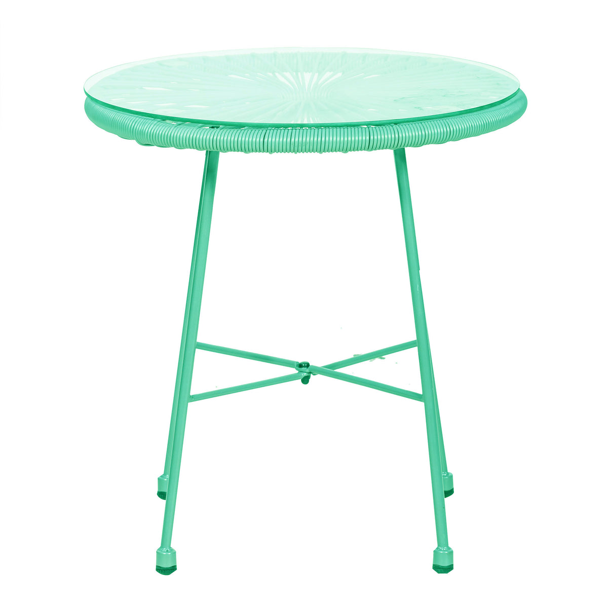 Monaco Green 2 Seat Garden Egg Chair Bistro Set