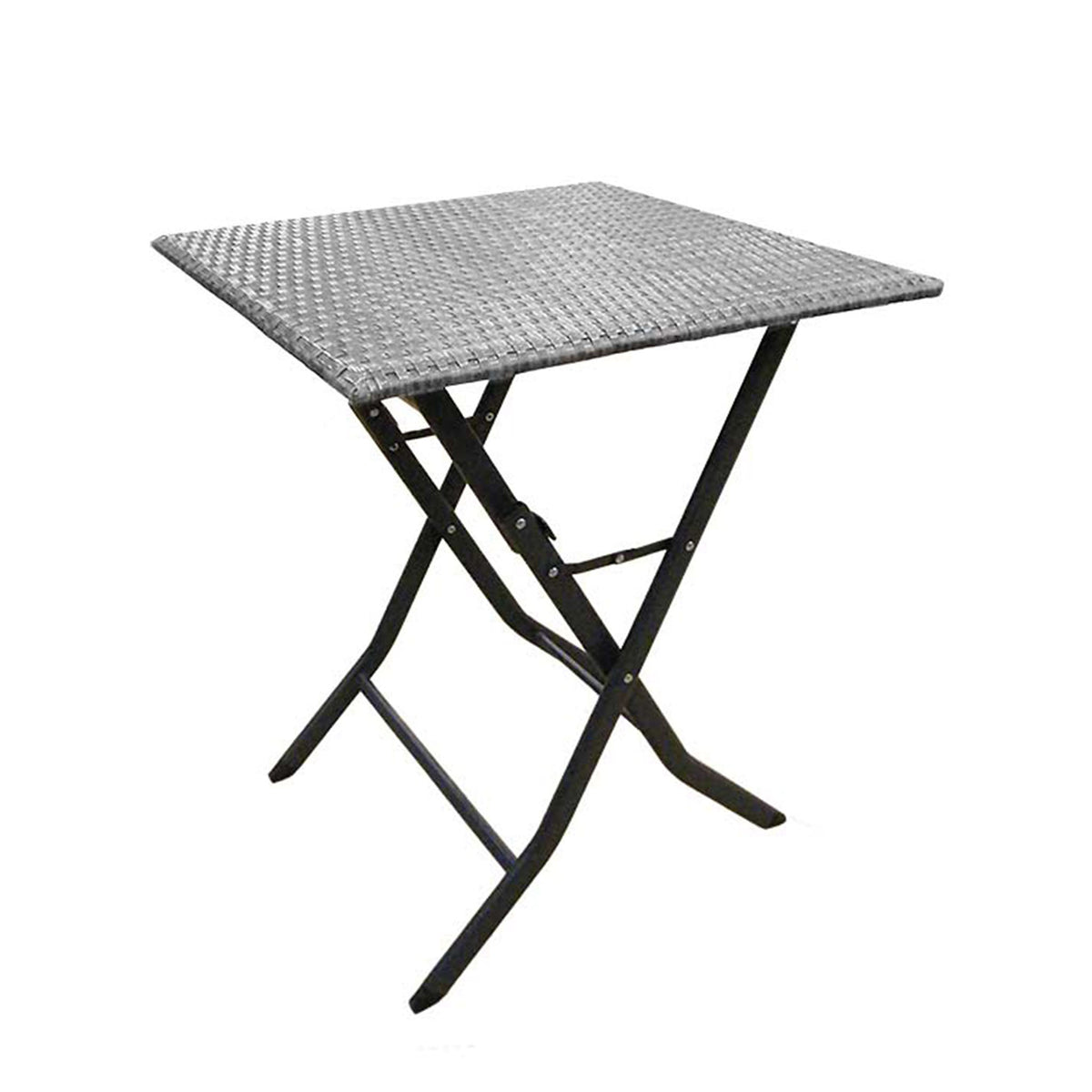 Vada Grey Rattan Folding Bistro Set 