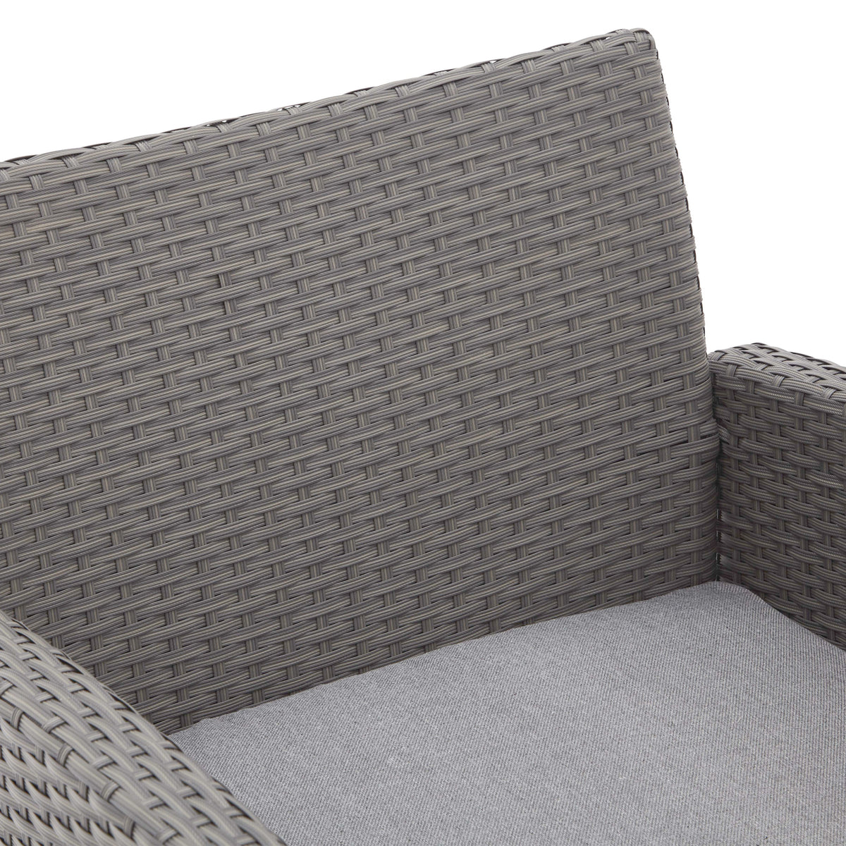 Vada Grey Rattan Conversation Garden Sofa Set