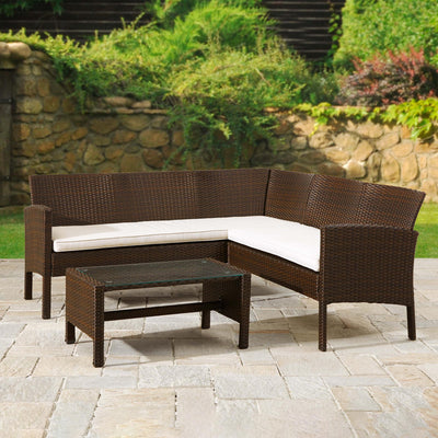 Vada Rattan Corner Lounge Set