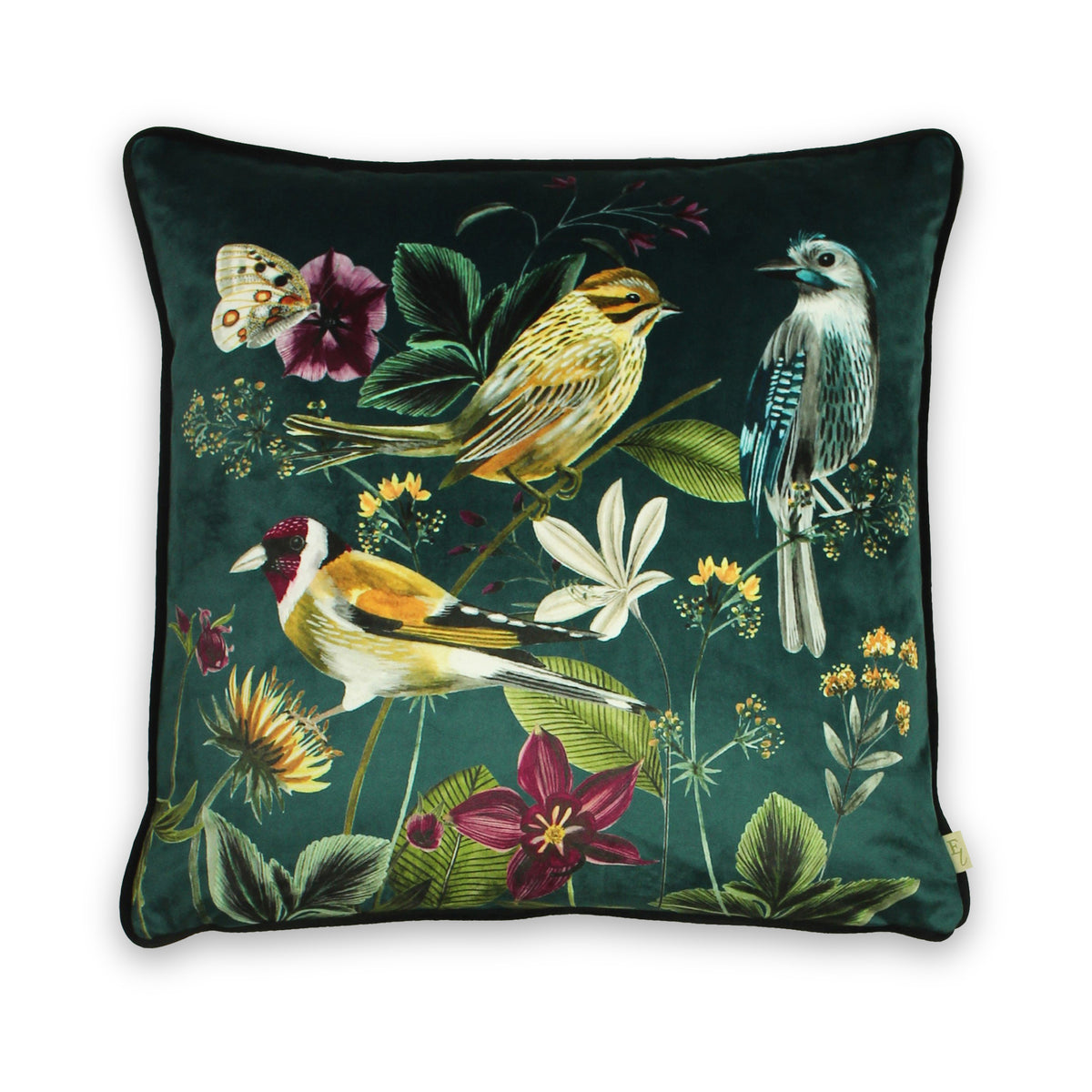 Nocte Garden Birds Cushion from Roseland Furniture