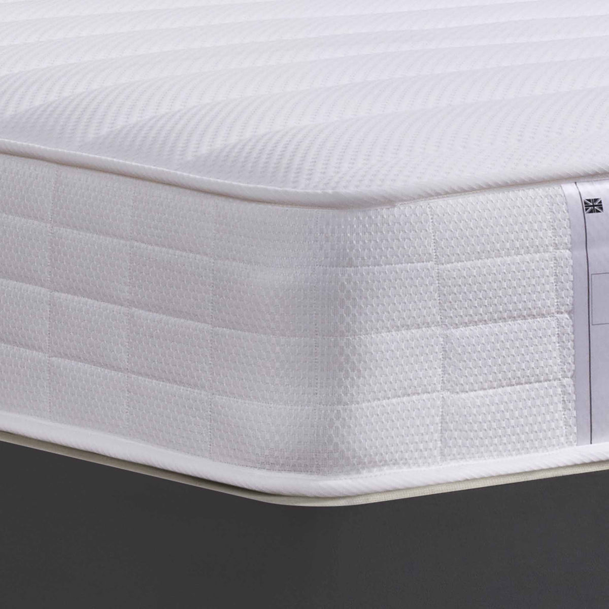 close up of corner Roseland Sleep Orchid Comfort Mattress