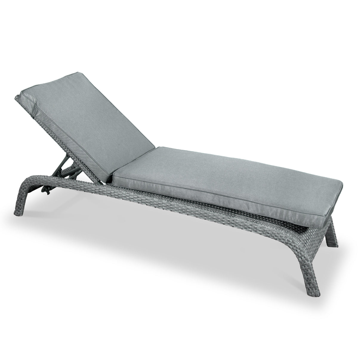 Paris Rattan Multi Position Arched Sunlounger