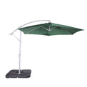 3m Cantilever Parasol in Green by Roseland Furniture