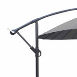 3m Shanghai Cantilever Parasol in Grey - Close up of cantilever