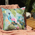 Peacock 43cm Reversible Outdoor Polyester Cushion