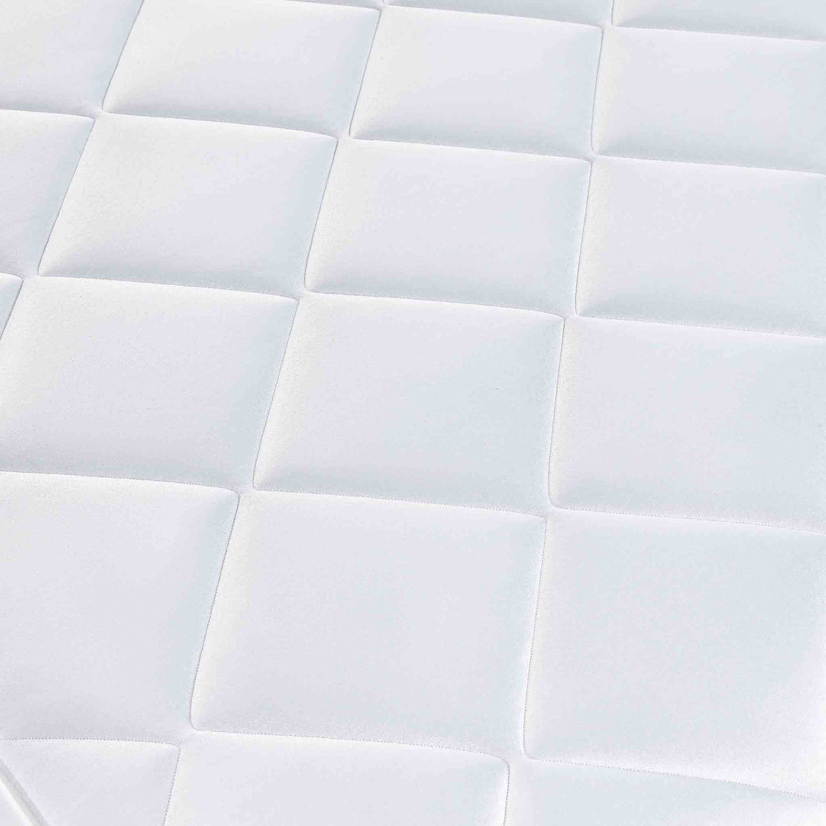close up of Roseland Sleep Poppy Quilted Mattress fabric