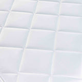close up of Roseland Sleep Poppy Quilted Mattress fabric