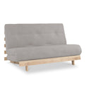 Maggie Silver Double Futon Sofa Bed from Roseland Furnituree