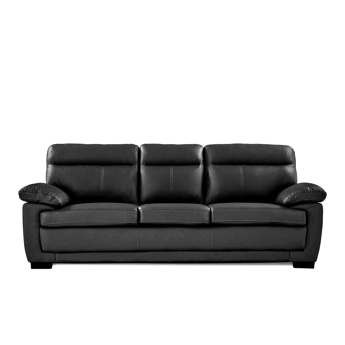 Hugo Leather 3 Seater Sofa