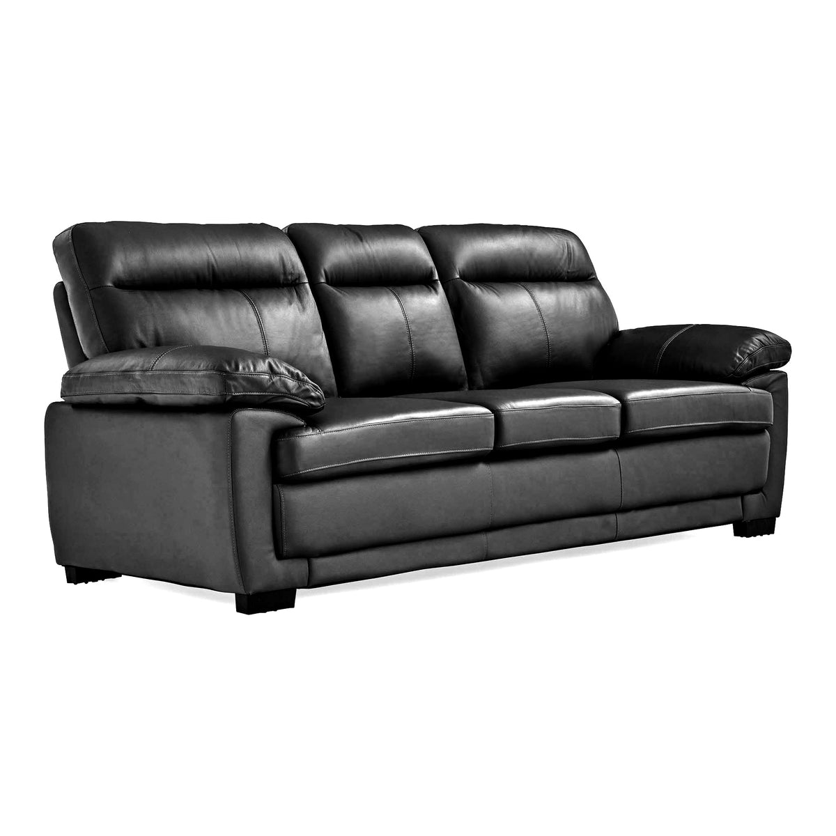 Hugo Leather 3 Seater Sofa